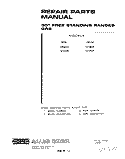 BACKGUARD Diagram and Parts List for 1213Z2A  Roper Range