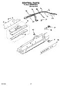 Part Location Diagram of 2258230 Whirlpool Ice Container Assembly