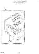 INSTALLATION Diagram and Parts List for ACS052XJ0  Whirlpool Air Conditioner