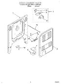 REAR CHASSIS Diagram and Parts List for KERC607EAL5  KitchenAid Range