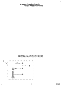 MISCELLANEOUS Diagram and Parts List for LST7233DZ0  Whirlpool Washer