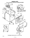 Part Location Diagram of 347736 Whirlpool PANEL-REAR