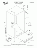 CABINET PARTS Diagram and Parts List for EL8ATRRRQ06  Whirlpool Refrigerator