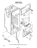 LINER , LIT/OPTIONAL Diagram and Parts List for ET14EKXPWR0  Whirlpool Refrigerator