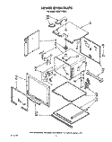 LOWER OVEN Diagram and Parts List for KEBI271XBL0  KitchenAid Wall Oven