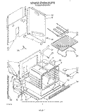 LOWER OVEN Diagram and Parts List for KEBI200VBL2  KitchenAid Wall Oven