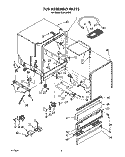 TUB ASSEMBLY, LIT/OPTIONAL Diagram and Parts List for DU8400XX0  Whirlpool Dishwasher