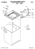 Part Location Diagram of 3955883 Whirlpool Use & Care Guide