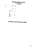 MISCELLANEOUS, OPTIONAL Diagram and Parts List for LSR6132HQ1  Whirlpool Washer