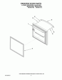 FREEZER DOOR PARTS Diagram and Parts List for KBLS22EVMS3  KitchenAid Refrigerator