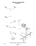 WIRING HARNESS Diagram and Parts List for DU9400XT4  Whirlpool Dishwasher