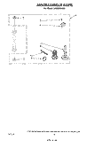 MISCELLANEOUS , LITERATURE AND OPTIONAL Diagram and Parts List for LA5500XKW2  Whirlpool Washer