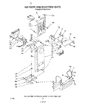 AIRFLOW AND RESERVOIR Diagram and Parts List for KSRT22DTWH00  KitchenAid Refrigerator