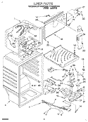 LINER Diagram and Parts List for ET18NMXDN04  Whirlpool Refrigerator