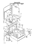 OVEN, LITERATURE Diagram and Parts List for KEDT207YBL0  KitchenAid Range