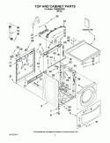 Part Location Diagram of WP8540721 Whirlpool Brace