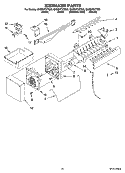 ICEMAKER PARTS, OPTIONAL PARTS (NOT INCLUDED) Diagram and Parts List for GX5SHTXTB00  Whirlpool Refrigerator