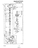 GEARCASE Diagram and Parts List for LA8800XSW2  Whirlpool Washer