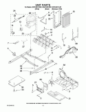 Part Location Diagram of WPW10196323 Whirlpool RAIL-UNIT
