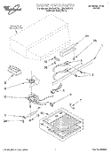 SECTION Diagram and Parts List for RH4736XDS1  Whirlpool Range Hood