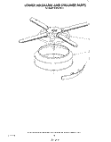 LOWER WASH ARM AND STRAINER Diagram and Parts List for KUD121SS1  KitchenAid Dishwasher