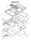 BURNER BOX , LITERATURE AND OPTIONAL Diagram and Parts List for KGCM860TBC0  KitchenAid Cooktop