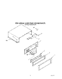 TOP GRILLE AND UNIT COVER Diagram and Parts List for KSSS36MWX00  KitchenAid Refrigerator