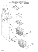 FREEZER LINER Diagram and Parts List for KSRB22FGSS00  KitchenAid Refrigerator