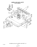 DOOR AND LATCH Diagram and Parts List for KUDS220ST0  KitchenAid Dishwasher