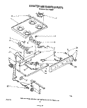 COOKTOP AND MANIFOLD, LITERATURE AND OPTIONAL Diagram and Parts List for SF3117SRW0  Whirlpool Range