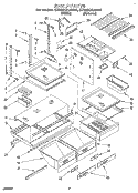 SHELF, LIT/OPTIONAL Diagram and Parts List for ET22DQRAN00  Whirlpool Refrigerator