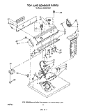 SECTION Diagram and Parts List for LE6098XSW1  Whirlpool Dryer
