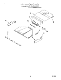 TOP VENTING, OPTIONAL Diagram and Parts List for RBS277PDQ1  Whirlpool Wall Oven