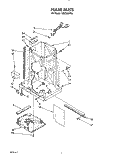 FRAME Diagram and Parts List for TC8700XYP2  Whirlpool Trash Compactor