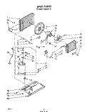 UNIT Diagram and Parts List for CAW06D1A1  Whirlpool Air Conditioner