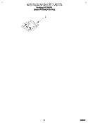 MISCELLANEOUS, LIT/OPTIONAL Diagram and Parts List for WU3006X6  Roper Dishwasher