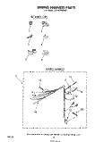 WIRING HARNESS Diagram and Parts List for LA7460XMW0  Whirlpool Washer