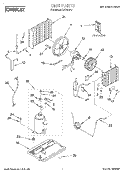 UNIT, LITERATURE Diagram and Parts List for CA6WM42  Crosley Air Conditioner