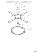 LOWER WASHARM AND STRAINER Diagram and Parts List for KUDI24SEAL2  KitchenAid Dishwasher