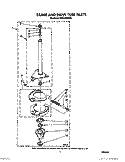 BRAKE AND DRIVE TUBE Diagram and Parts List for TAWL400WW0  Estate Washer