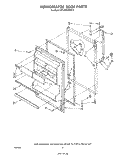REFRIGERATOR DOOR , NOT ILLUSTRATED Diagram and Parts List for ET18VKXRWR0  Whirlpool Refrigerator