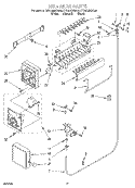 ICEMAKER Diagram and Parts List for ET20DMXBW00  Whirlpool Refrigerator