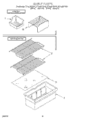 SHELF Diagram and Parts List for ET14JMXFN01  Whirlpool Refrigerator