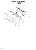 Part Location Diagram of W10144976 Whirlpool PANL-CNTRL