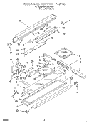 SECTION Diagram and Parts List for KWVU205YBA1  KitchenAid Range Hood