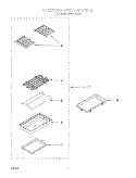 ELECTRIC GRILL MODULE Diagram and Parts List for RS373PXWT2  Whirlpool Range