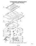 COMPARTMENT SEPARATOR Diagram and Parts List for ET18JMXSW06  Whirlpool Refrigerator