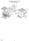 FREEZER SHELF Diagram and Parts List for KSSS42MHX00  KitchenAid Refrigerator