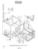 OVEN Diagram and Parts List for RM988PXPW1  Whirlpool Microwave Oven Combo