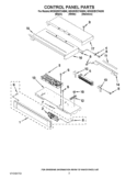 Part Location Diagram of W10351291 Whirlpool GASKT-DOOR